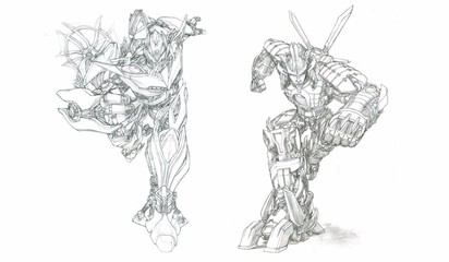 這么炫酷的變形金剛,竟然是拿彩鉛畫(huà)的_動(dòng)漫_網(wǎng)